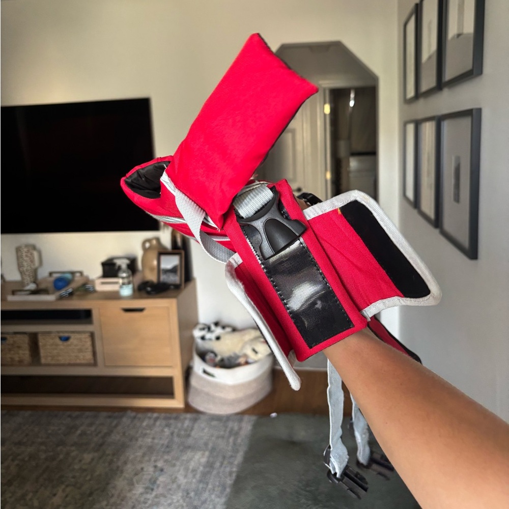 Amazon dog red life jacket with rescue handle size medium - Picture 9 of 11